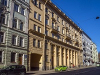 Petrogradsky district, st Lenin, house 42. Apartment house