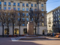 Petrogradsky district, 纪念碑 Н.А. Добролюбову , 纪念碑 Н.А. Добролюбову