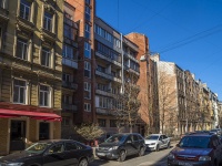 Petrogradsky district, Gatchinskaya st, house 4. Apartment house
