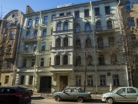 Petrogradsky district, Gatchinskaya st, house 10. Apartment house