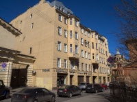 Petrogradsky district, Gatchinskaya st, house 18. Apartment house