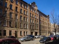 Petrogradsky district, Gatchinskaya st, house 22. Apartment house