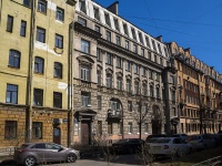 Petrogradsky district, Gatchinskaya st, house 23-25. Apartment house