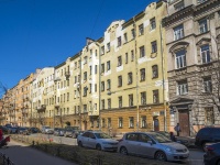 Petrogradsky district, Gatchinskaya st, house 27-29. Apartment house