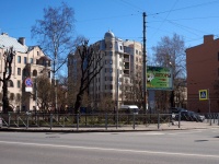 Петроградский район, улица Плуталова, дом 4. многоквартирный дом