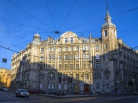 Petrogradsky district, Mira st, house 10. Apartment house