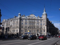 Petrogradsky district, Mira st, house 10. Apartment house