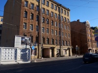 Petrogradsky district, Mira st, house 35. Apartment house