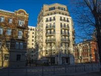 Petrogradsky district, Mira st, house 37. Apartment house