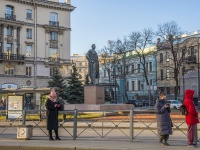 Petrogradsky district, monument А.М. Горькому , monument А.М. Горькому