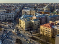 Petrogradsky district, Krestyansky alley, 房屋 2. 公寓楼
