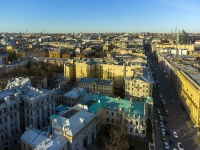 Petrogradsky district, Kuybyshev st, 房屋 10. 公寓楼