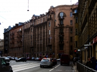 Petrogradsky district, st Kuybyshev, house 36. Apartment house