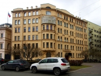 Petrogradsky district, Petrovskaya naberezhnay st, house 2/2. Apartment house