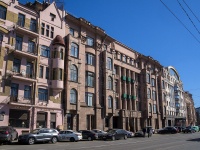 Petrogradsky district, Dobrolyubov avenue, house 19. Apartment house