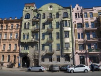 Petrogradsky district, Dobrolyubov avenue, 房屋 21А. 公寓楼