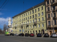 Petrogradsky district, Dobrolyubov avenue, 房屋 27. 公寓楼