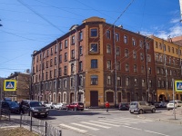 Petrogradsky district, Yablochkov st, 房屋 2/10. 公寓楼