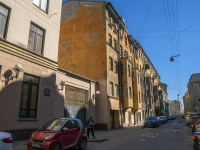 Petrogradsky district, Yablochkov st, house 5. Apartment house