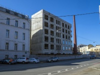 Petrogradsky district, Barochnaya st, house 4А/СТР. building under construction