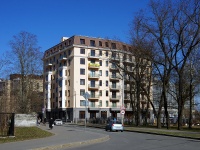 Petrogradsky district, Dinamo avenue, 房屋 6. 公寓楼