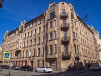 Petrogradsky district, Voskova st, 房屋 8/5. 公寓楼