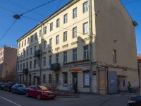 Petrogradsky district, Pionerskaya st, 房屋 1. 公寓楼