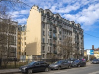 Petrogradsky district, Pionerskaya st, house 22. Apartment house