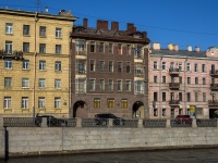 Petrogradsky district, Zhdanovskaya embankment, 房屋 9. 公寓楼