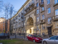 Petrogradsky district, Zhdanovskaya embankment, 房屋 11. 公寓楼