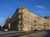 Petrogradsky district, Zverinskaya st, house 46/71. Apartment house