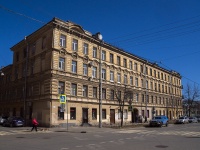 Petrogradsky district, Zverinskaya st, house 46/71. Apartment house