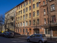 Petrogradsky district, Zverinskaya st, house 34. Apartment house