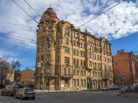 Petrogradsky district, Sezzhinskaya st, house 8. Apartment house