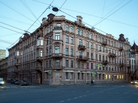 Petrogradsky district, Sezzhinskaya st, house 11. Apartment house