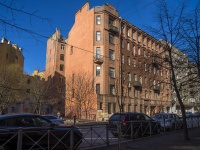 Petrogradsky district, Sezzhinskaya st, house 12. Apartment house