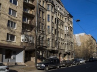 Petrogradsky district, Sezzhinskaya st, house 16. Apartment house