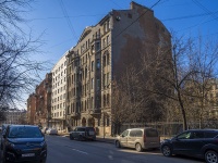 Petrogradsky district, Sezzhinskaya st, house 16. Apartment house