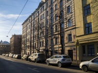 Petrogradsky district, Sezzhinskaya st, house 19. Apartment house