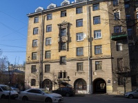 Petrogradsky district, Sezzhinskaya st, house 22. Apartment house