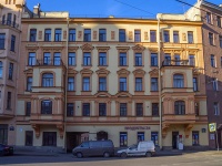 Petrogradsky district, Sezzhinskaya st, house 25. Apartment house