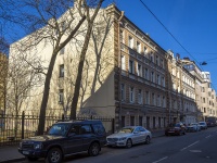 Petrogradsky district, Sezzhinskaya st, house 34. Apartment house