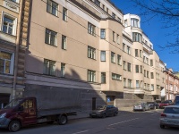 Petrogradsky district, Sezzhinskaya st, house 36. Apartment house