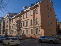 Petrogradsky district, Sezzhinskaya st, house 38. Apartment house