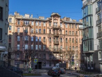 Petrogradsky district, Krasnogo kursanta st, 房屋 9Б. 公寓楼