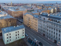 Petrogradsky district, Vvedenskaya st, house 9. Apartment house