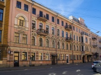 Petrogradsky district, Vvedenskaya st, house 17. Apartment house