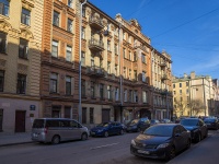 Petrogradsky district, Vvedenskaya st, house 19. Apartment house
