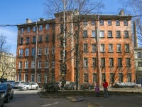 Petrogradsky district, Markin st, house 10. Apartment house