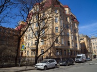 Petrogradsky district, Markin st, 房屋 16А ЛИТ А. 公寓楼